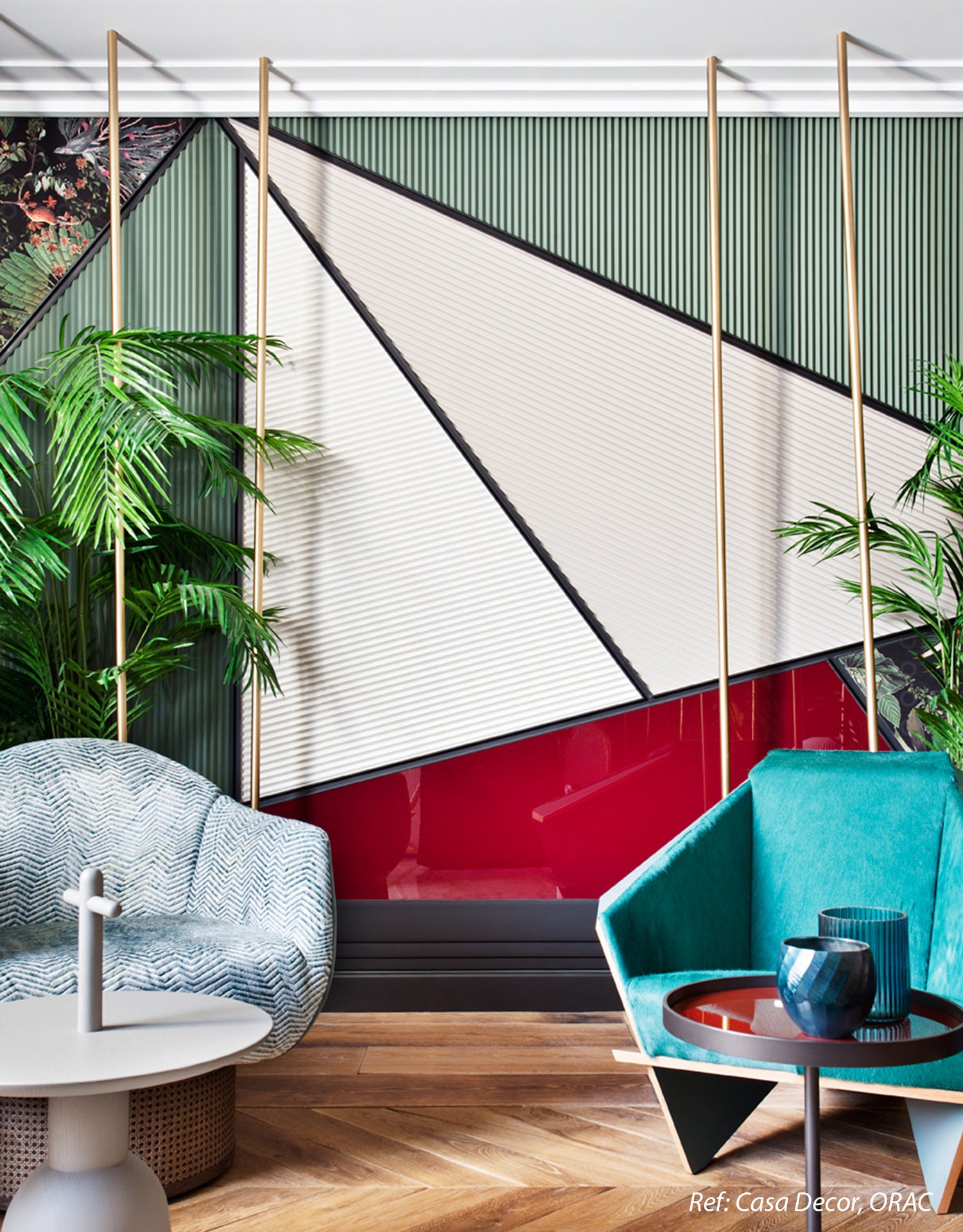 Zigzag 3D Paintable Wall Panels | Orac W108