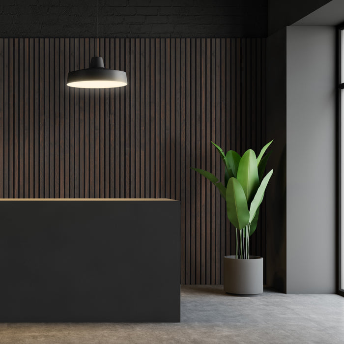 Acupanel® Contemporary Smoked Oak Acoustic Wood Wall Panels
