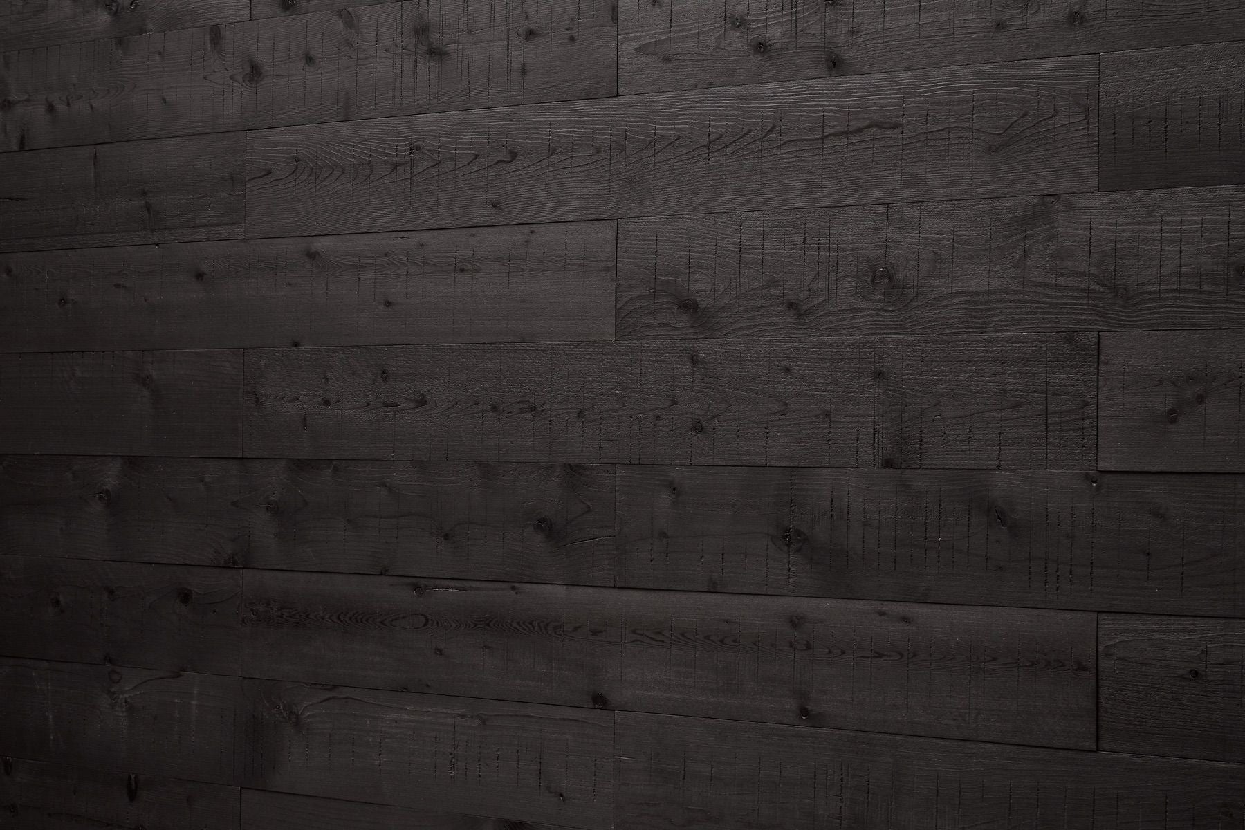 Black Peel and Stick Wood Wall Panels