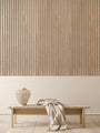 Acupanel® Contemporary Natural Oak Slat Acoustic Wood Wall Panels