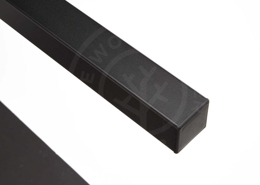 Black Aluminium Open Slat Room Divider / Partition