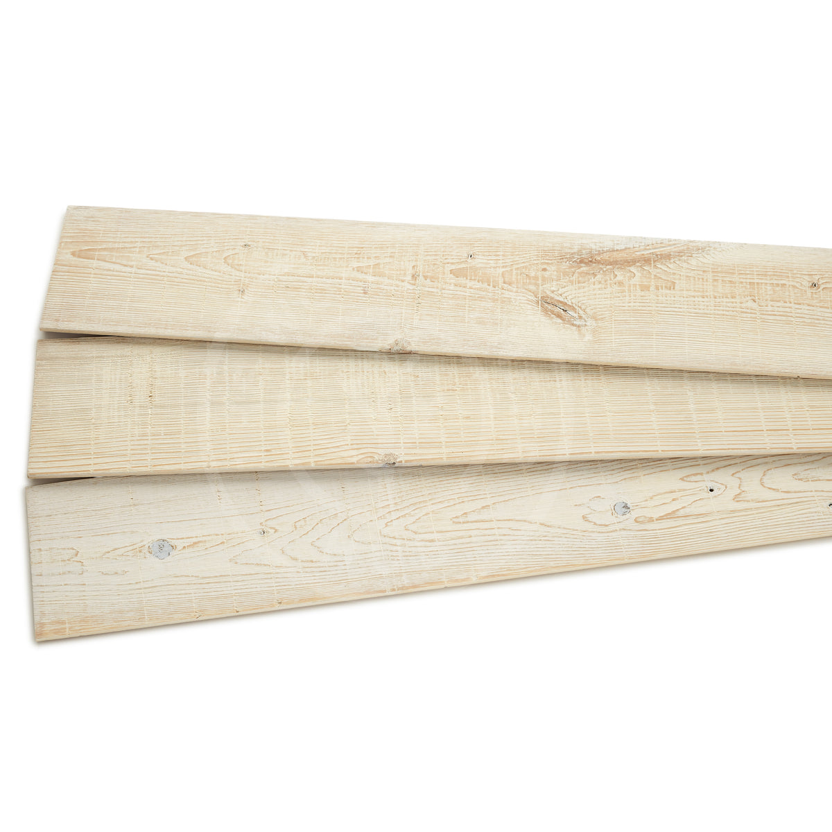 White Washed Peel and Stick Wood Wall Panels